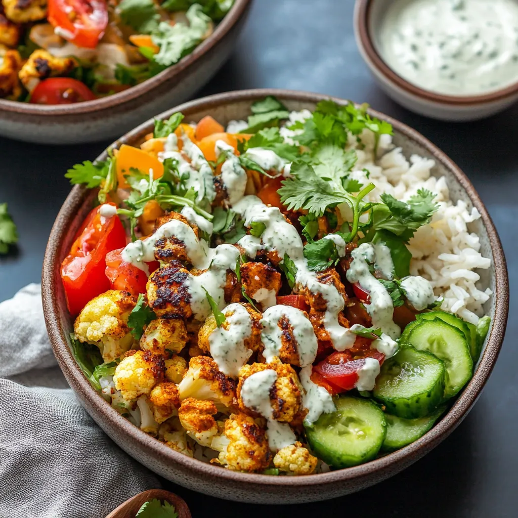 Delicious Cauliflower Shawarma Bowls