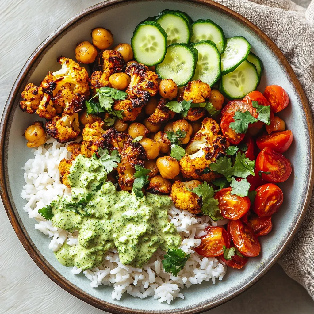 Sweet Cauliflower Shawarma Bowls