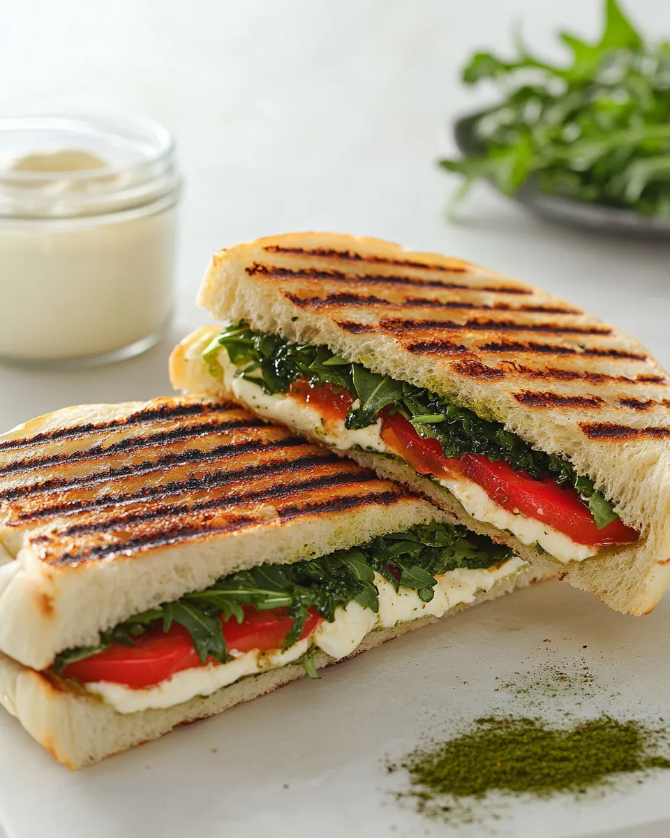 Loaded Chicken Pesto Panini