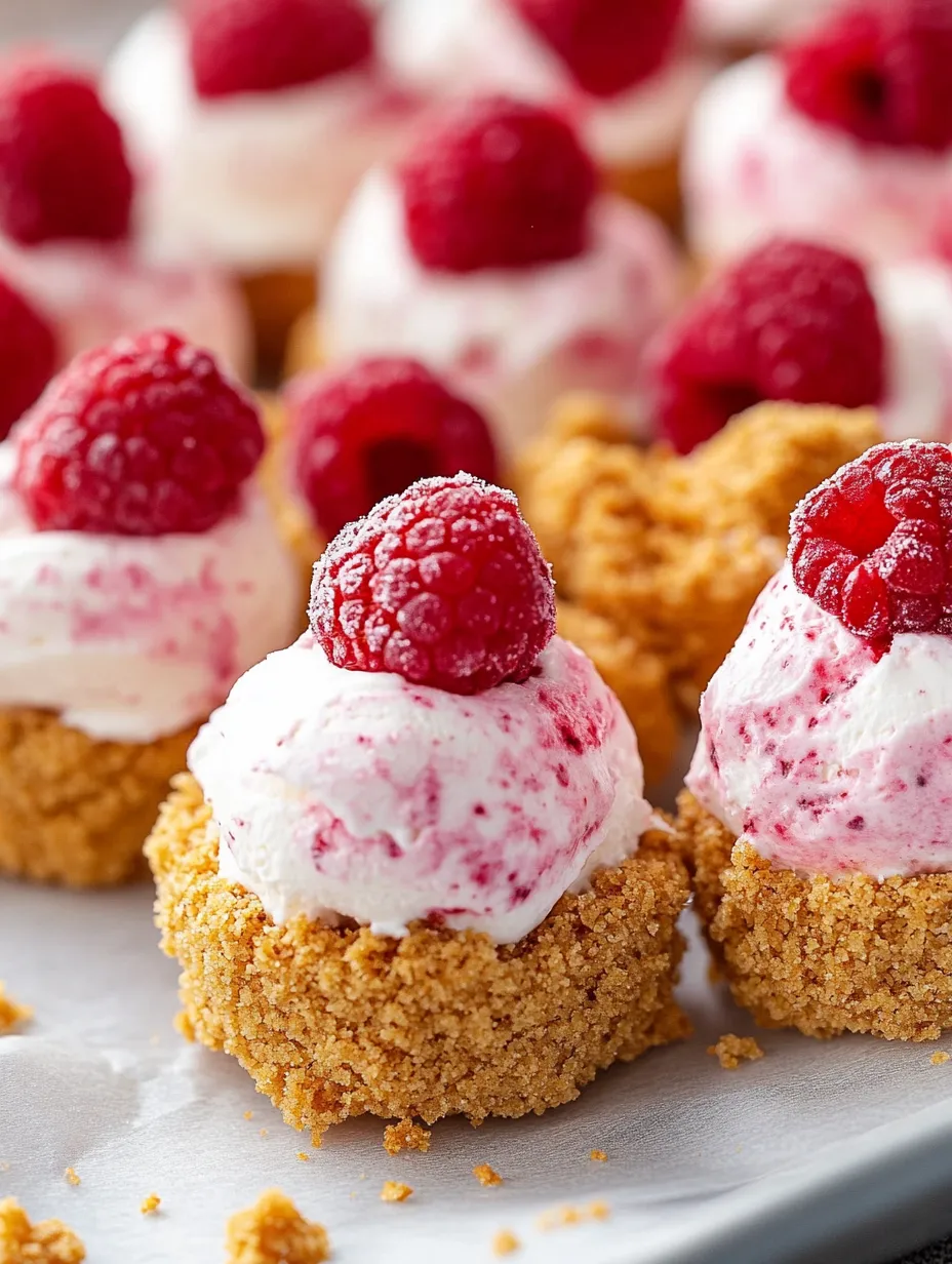 Raspberry No Bake Cheesecake Bites (Easy Recipe) Recipe