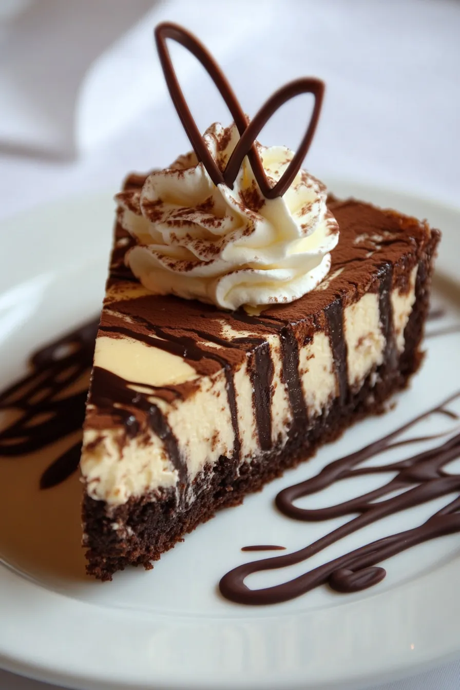 Delicious Brownie Bottom Cheesecake