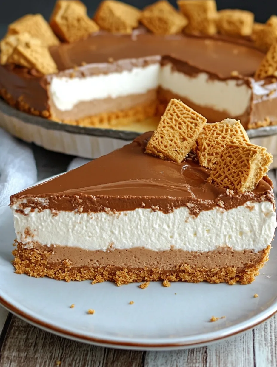 Biscoff and Nutella No-Bake Cheesecake Recipe