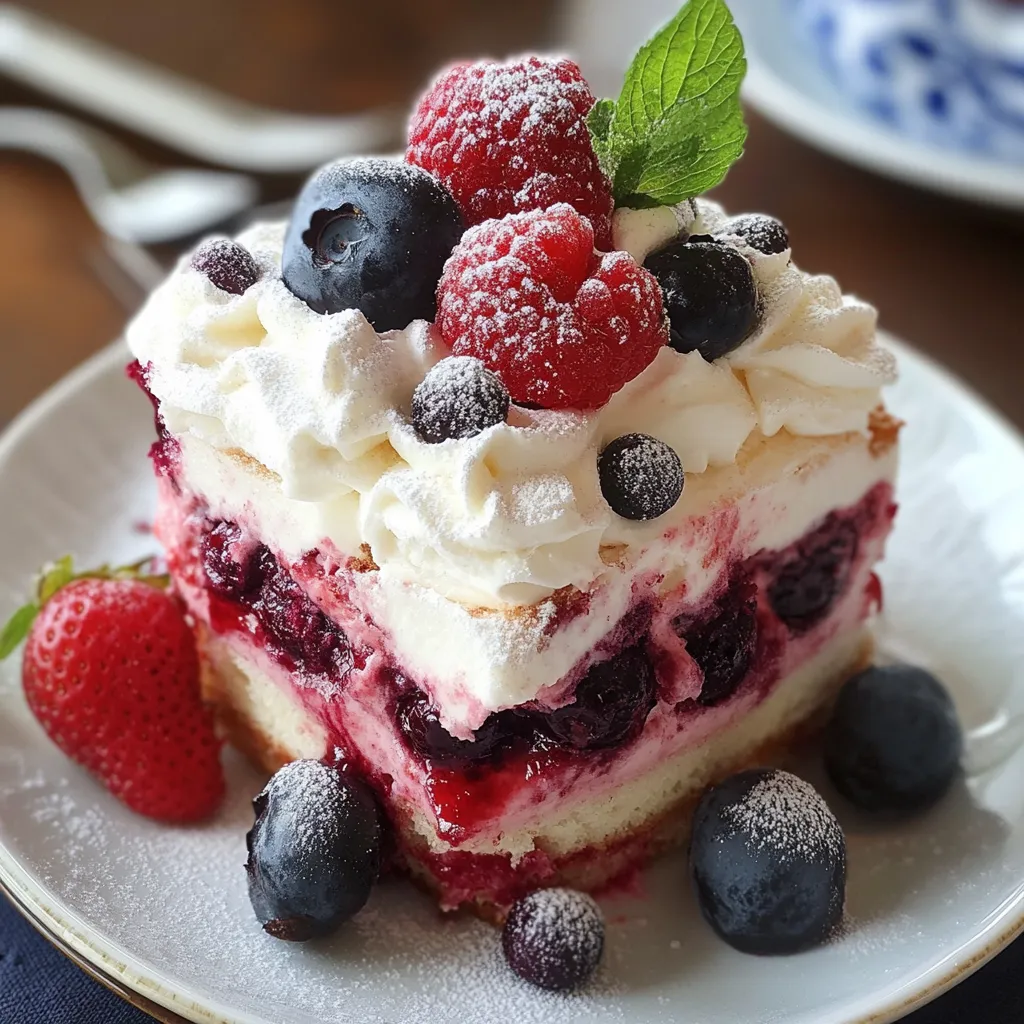 Delicious Berry Tiramisu