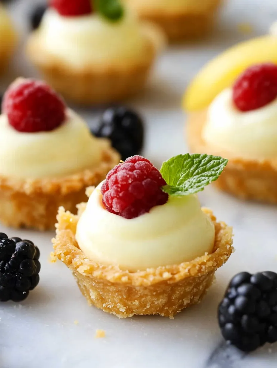 Mini Lemon Cheesecake Tarts Recipe