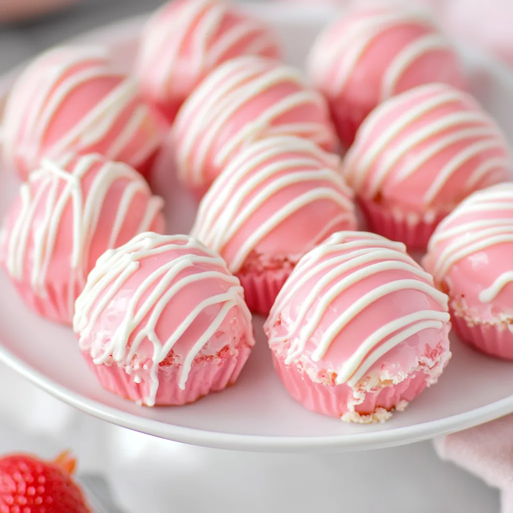 Sweet Strawberry Cheesecake Bites