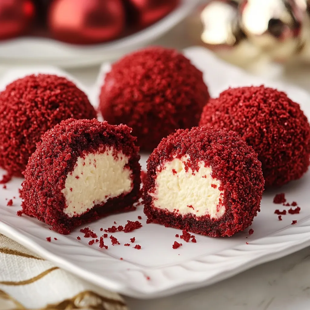 Red Velvet Cheesecake Bites