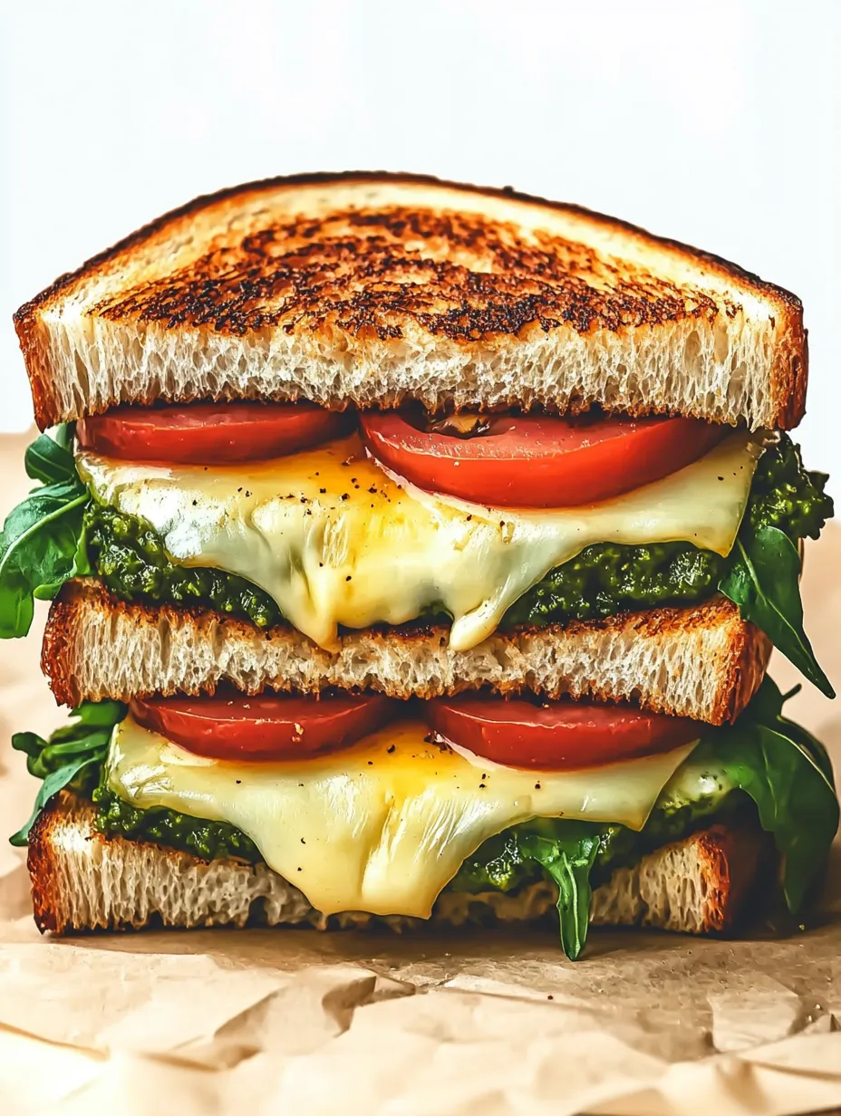 Pesto Grilled Cheese Sandwich Recipe