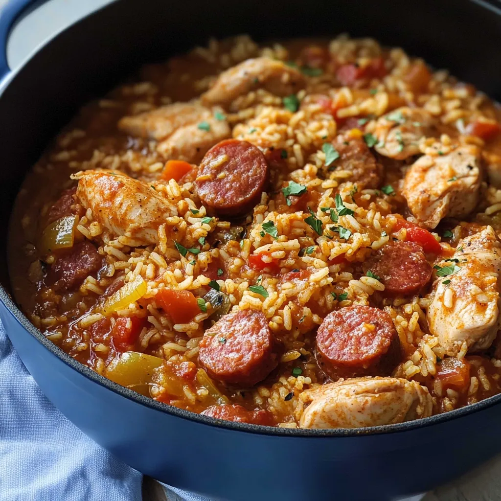 Best Chicken and Sausage Jambalaya