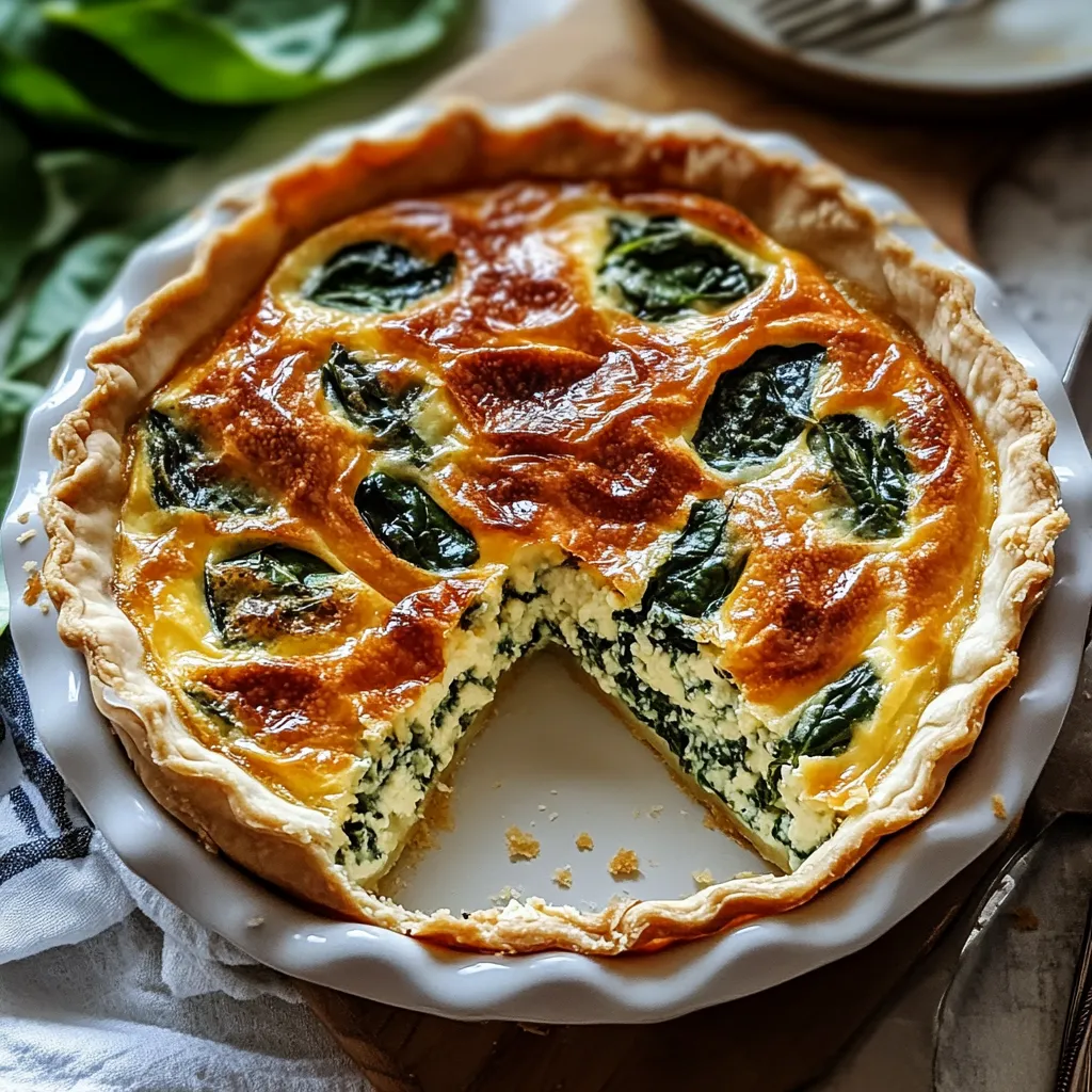 Ricotta Spinach Quiche