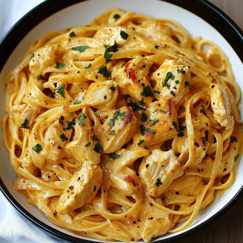 Delicious Cowboy Butter Chicken Linguine