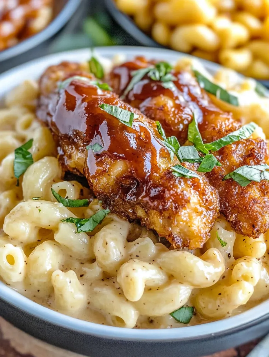 Honey Pepper Chicken Mac and Cheese Recipe