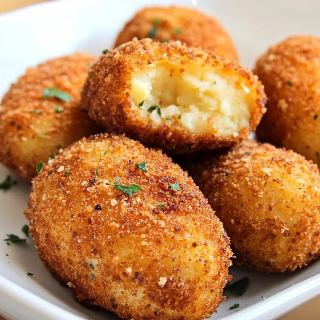 Chicken and Potato Croquettes