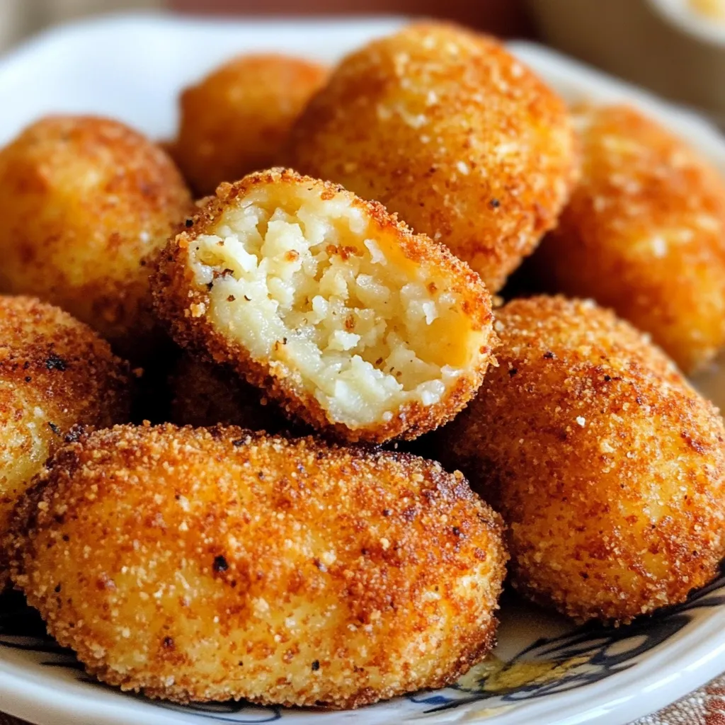 Delicious Chicken and Potato Croquettes