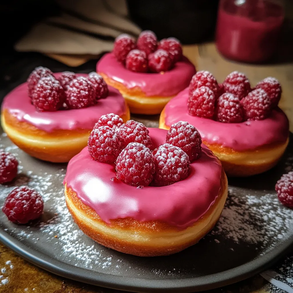 Baked Raspberry Donuts Recipe