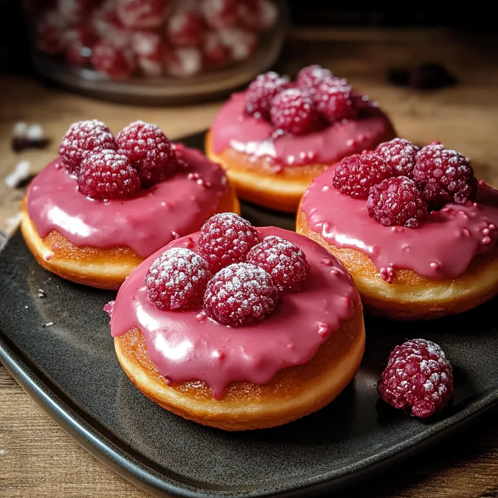 Delicious Baked Raspberry Donuts