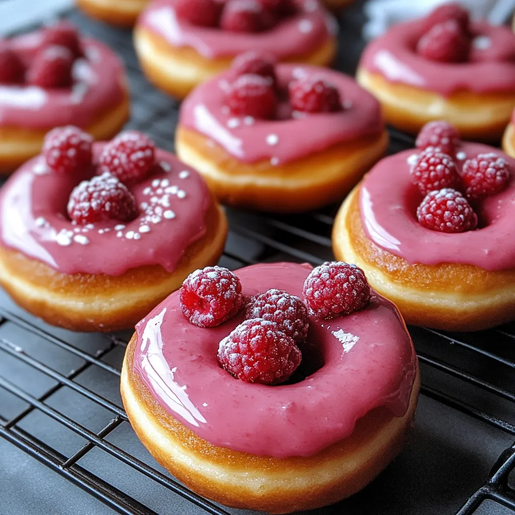 Best Baked Raspberry Donuts