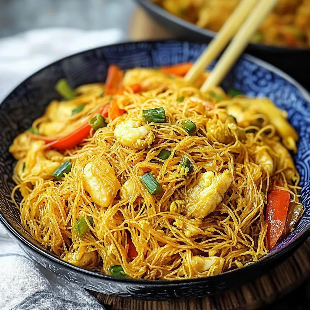 Delicious Singapore Noodles