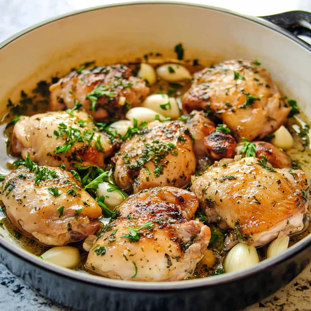 Delicious Chicken with 40 Cloves of Garlic