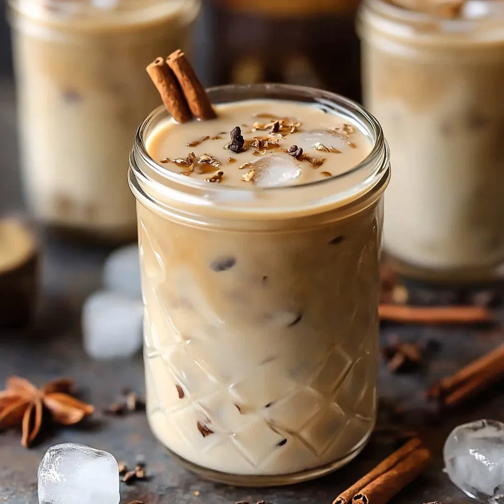 Delicious Homemade Iced Chai Latte