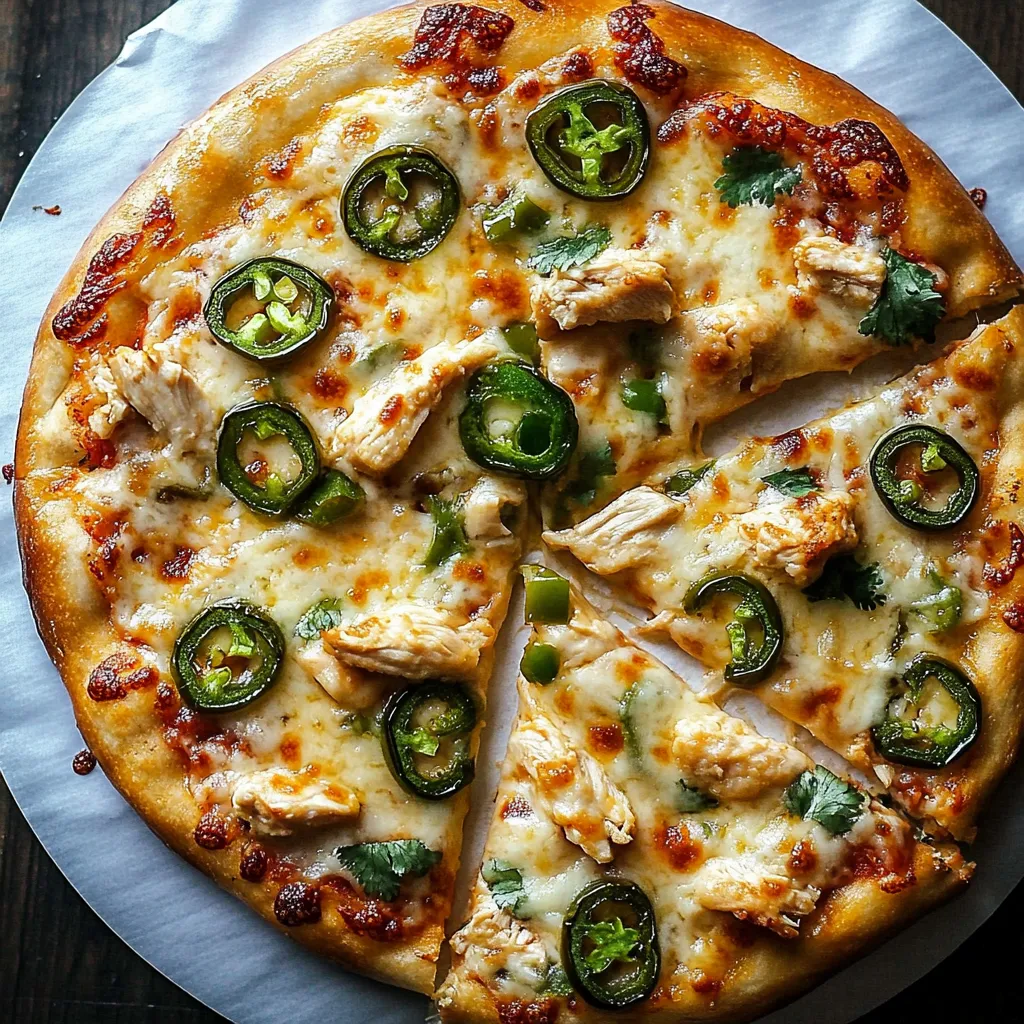 Jalapeno Popper Chicken Pizza