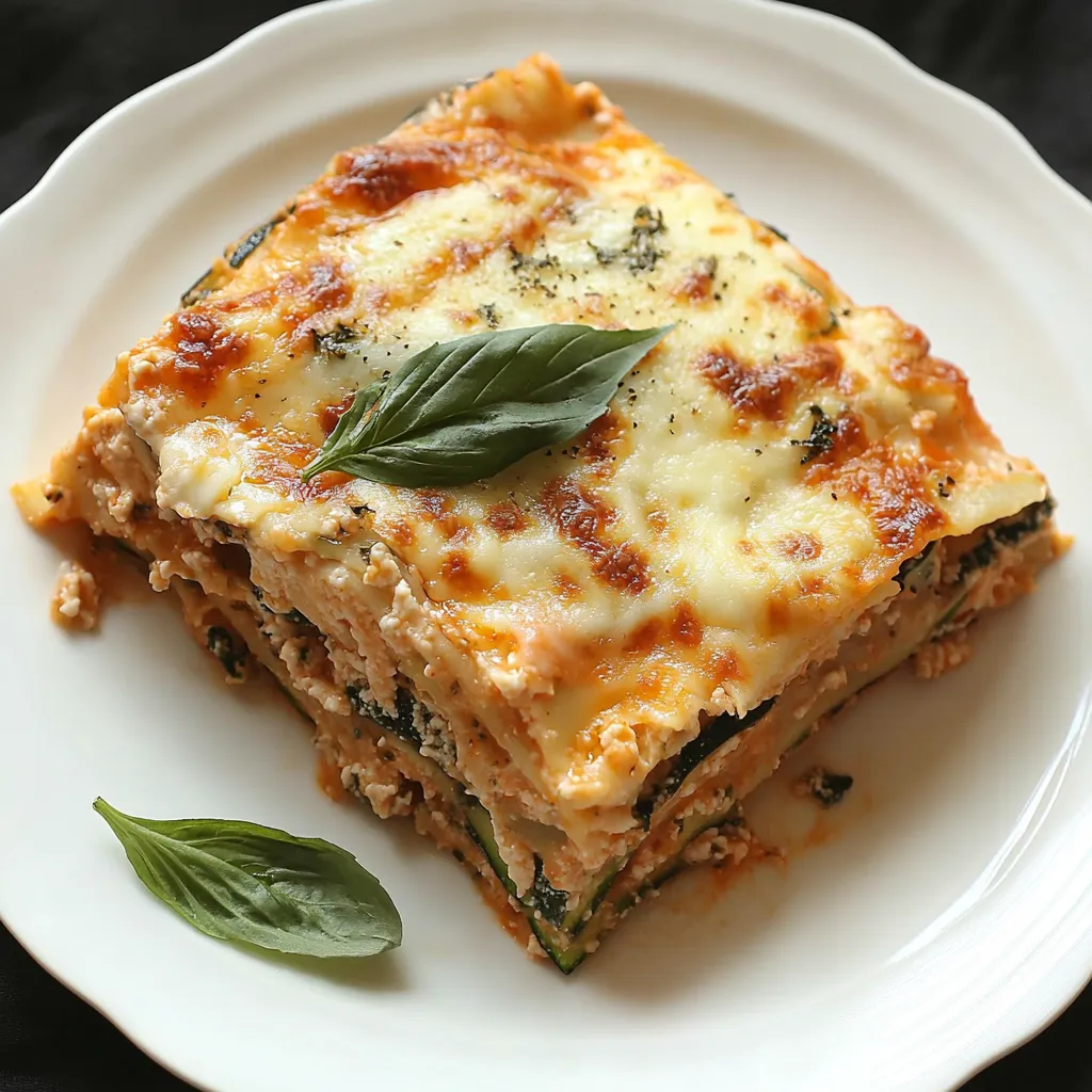 Best Zucchini Turkey Lasagna (Low Carb)