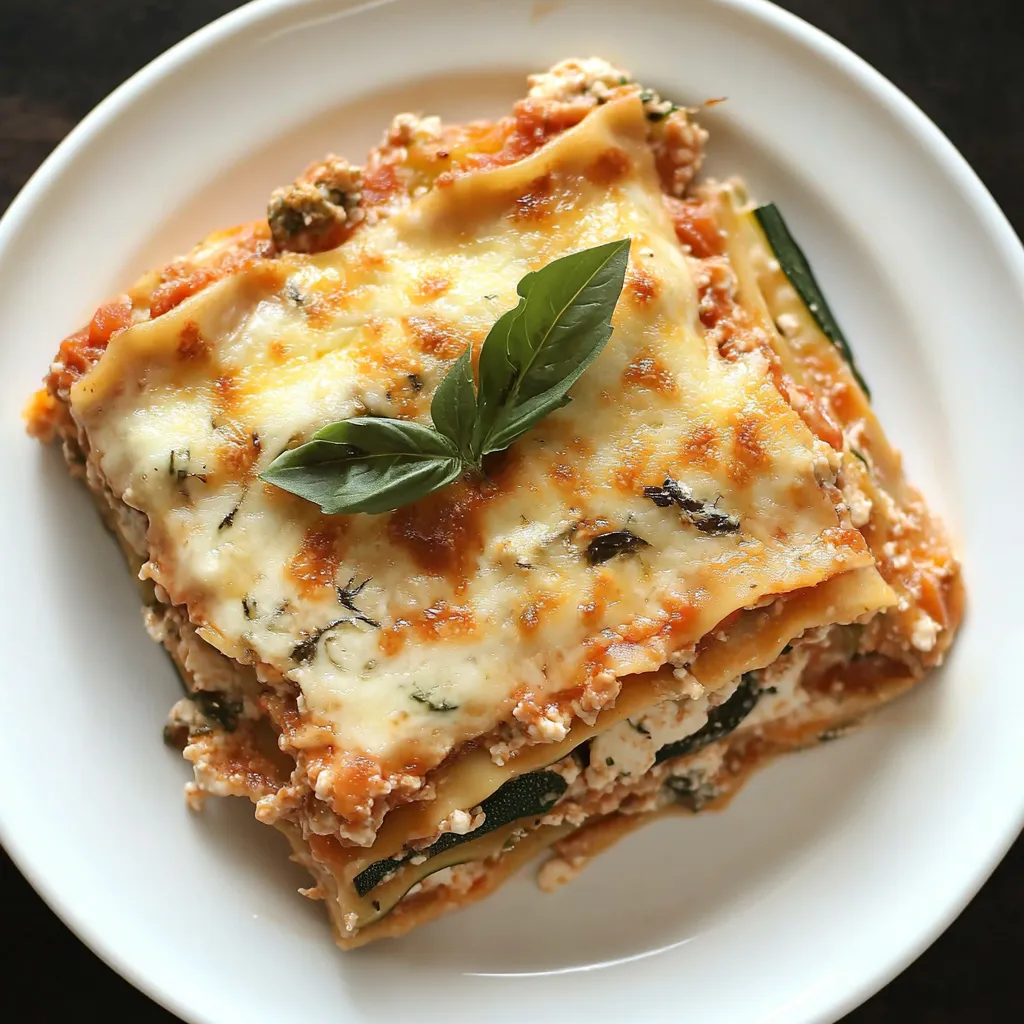 Zucchini Turkey Lasagna (Low Carb) Recipe