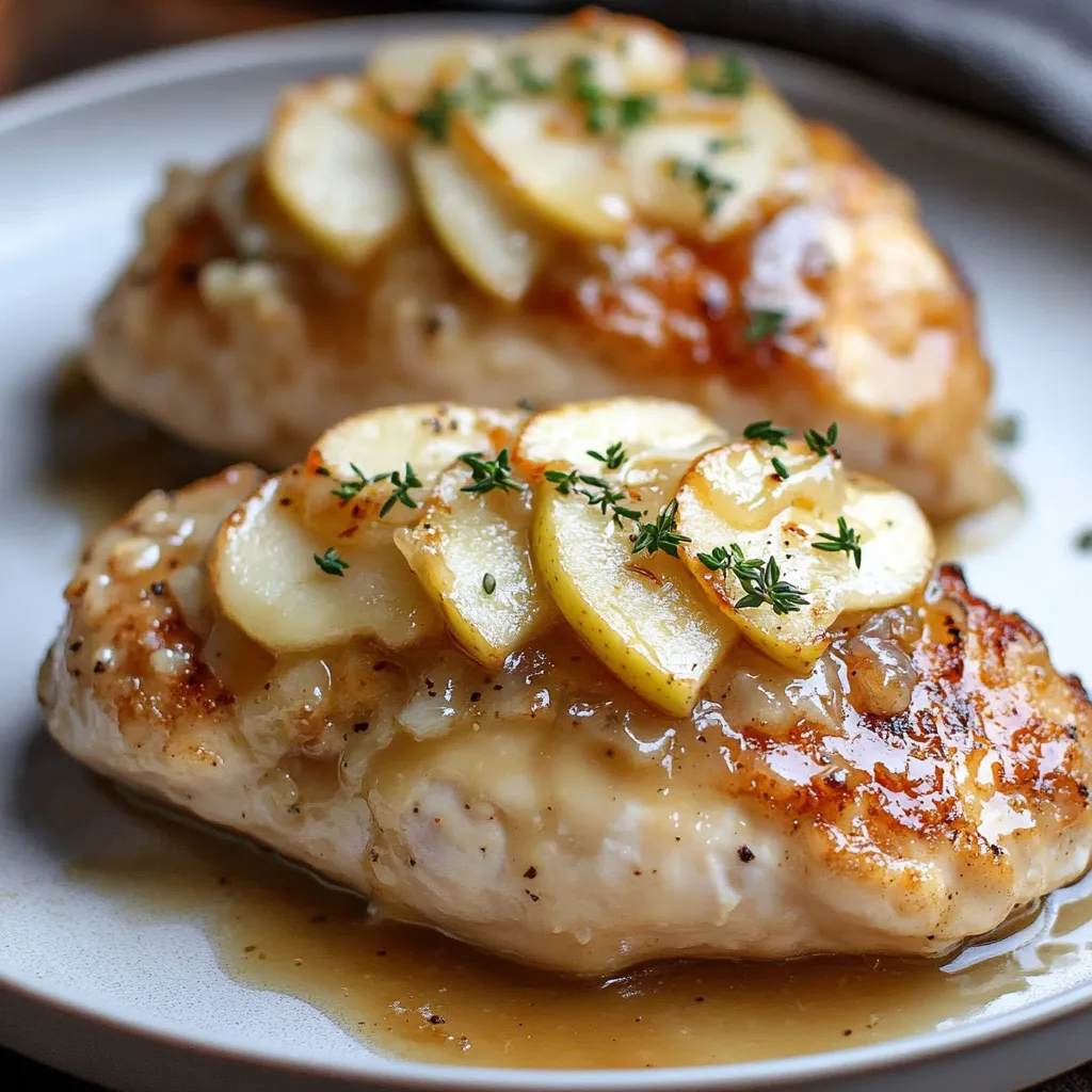 Apple Brie Stuffed Chicken