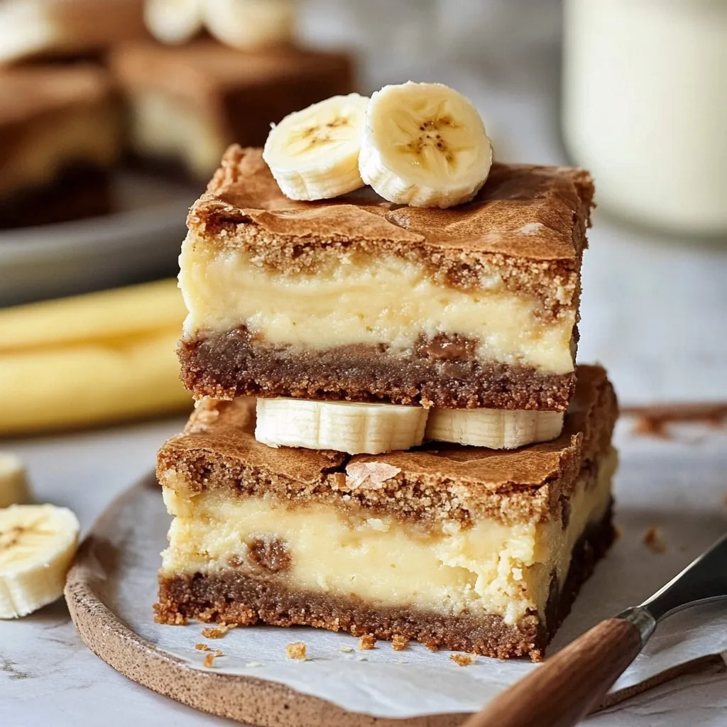 Easy Banana Pudding Brownies Recipe