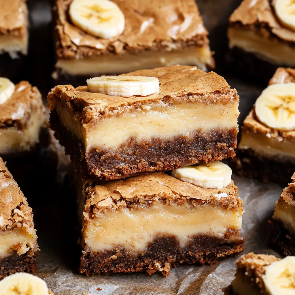 Easy Banana Pudding Brownies Recipe