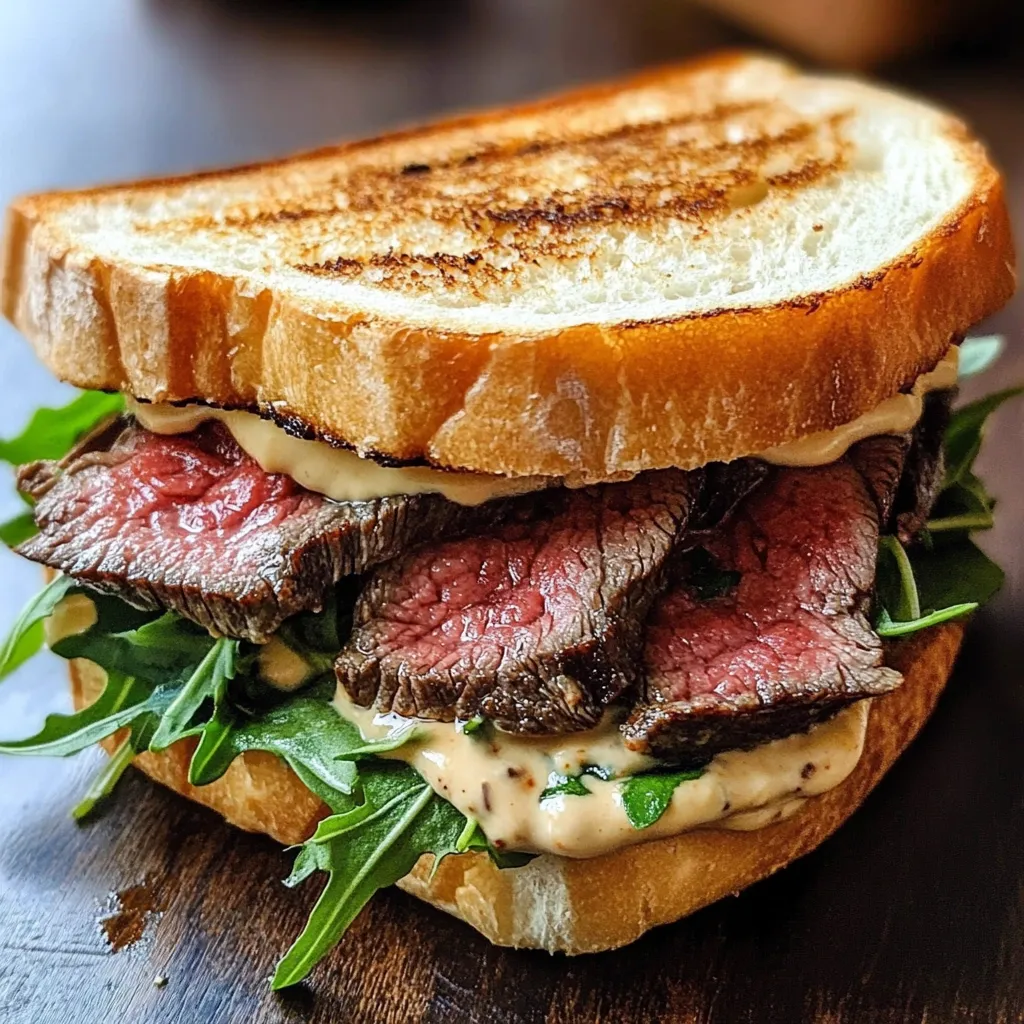 Delicious Steak Sandwich with Chipotle Mayo