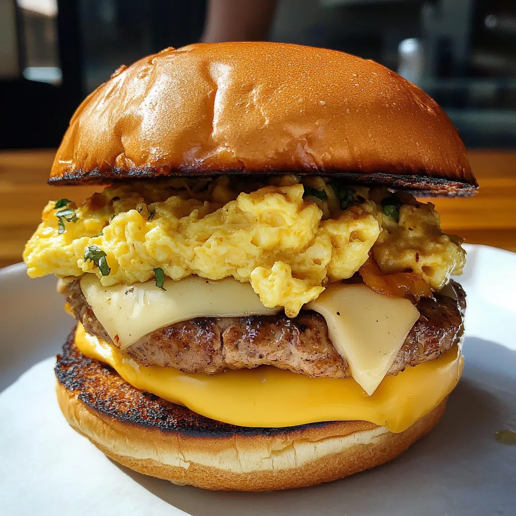 Best Scrambled Egg Burger