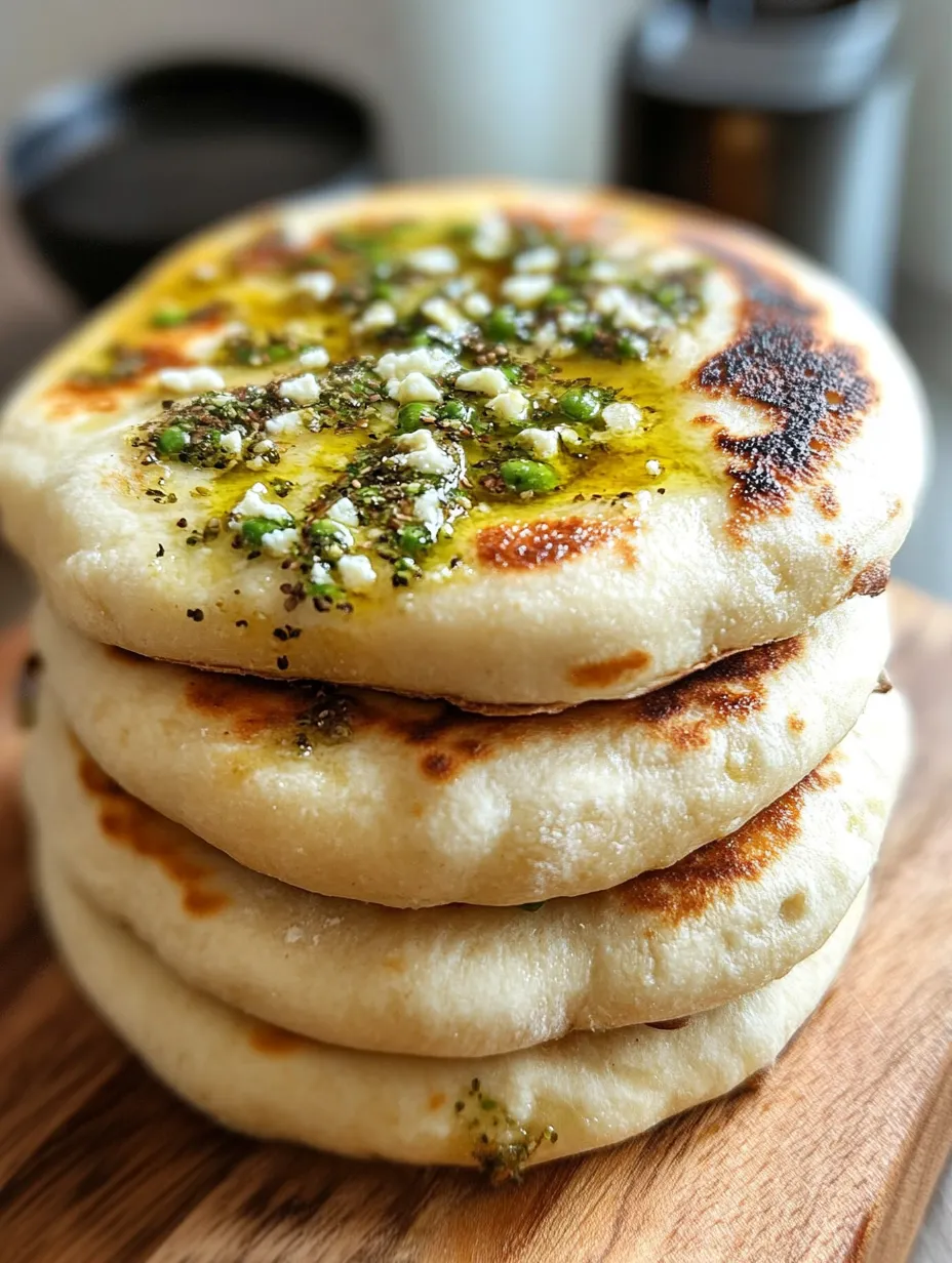 Delicious Feta Spring Flatbreads