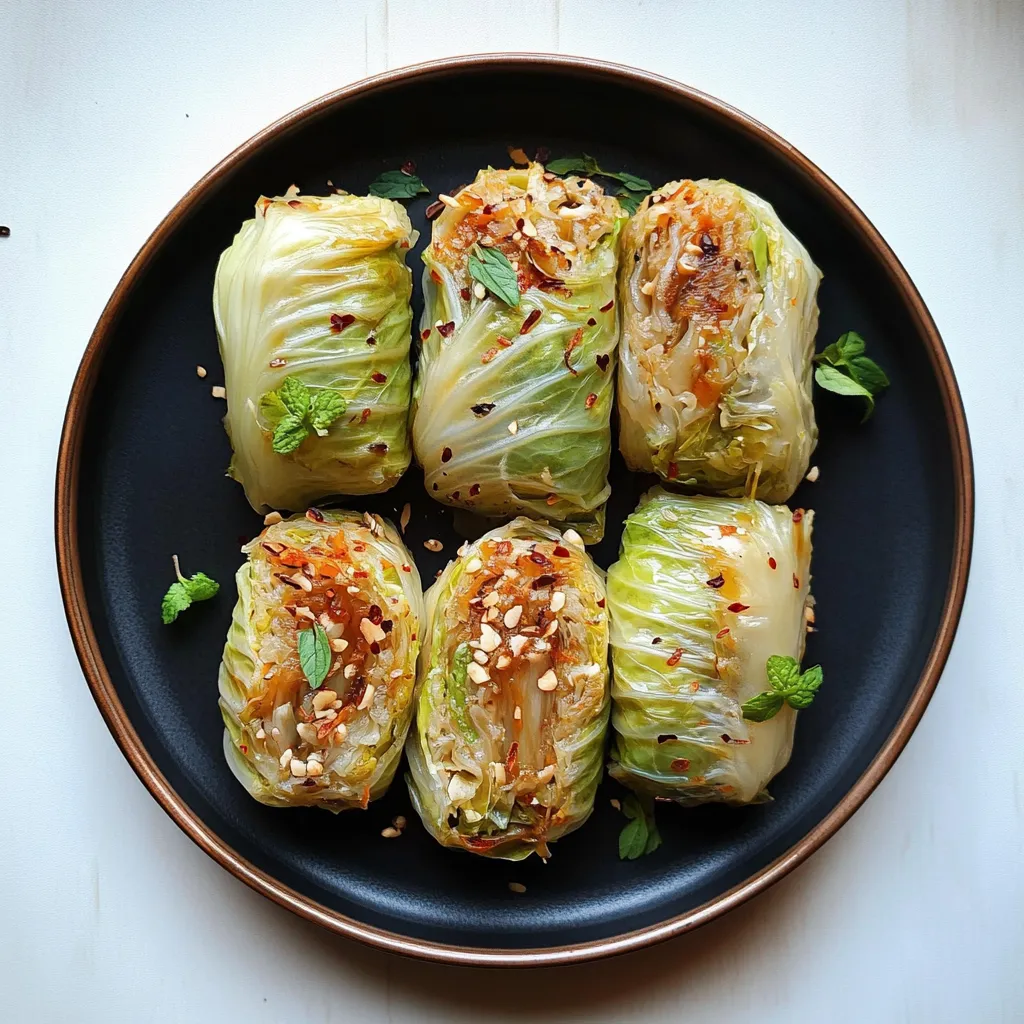 Vietnamese-Inspired Cabbage Rolls Recipe