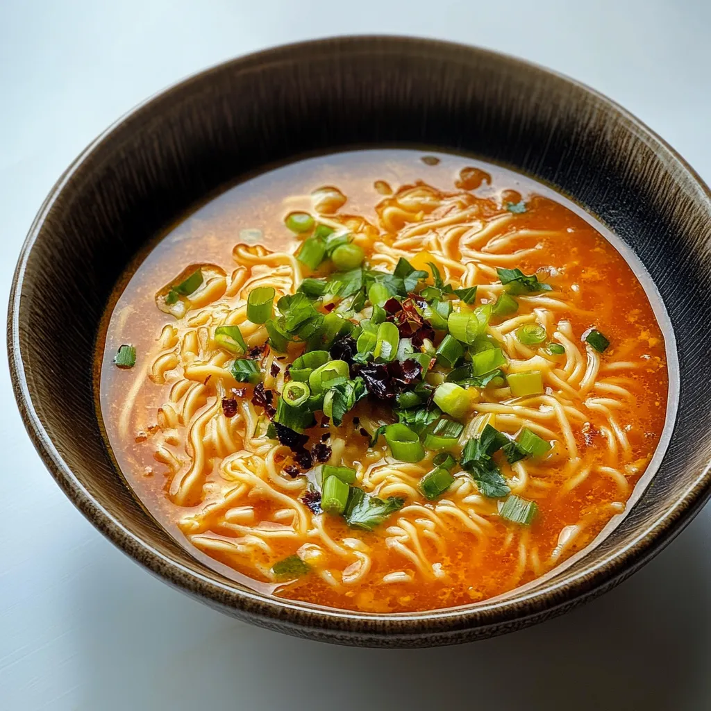 Tomato Egg Drop Noodle Soup (10 Minutes)