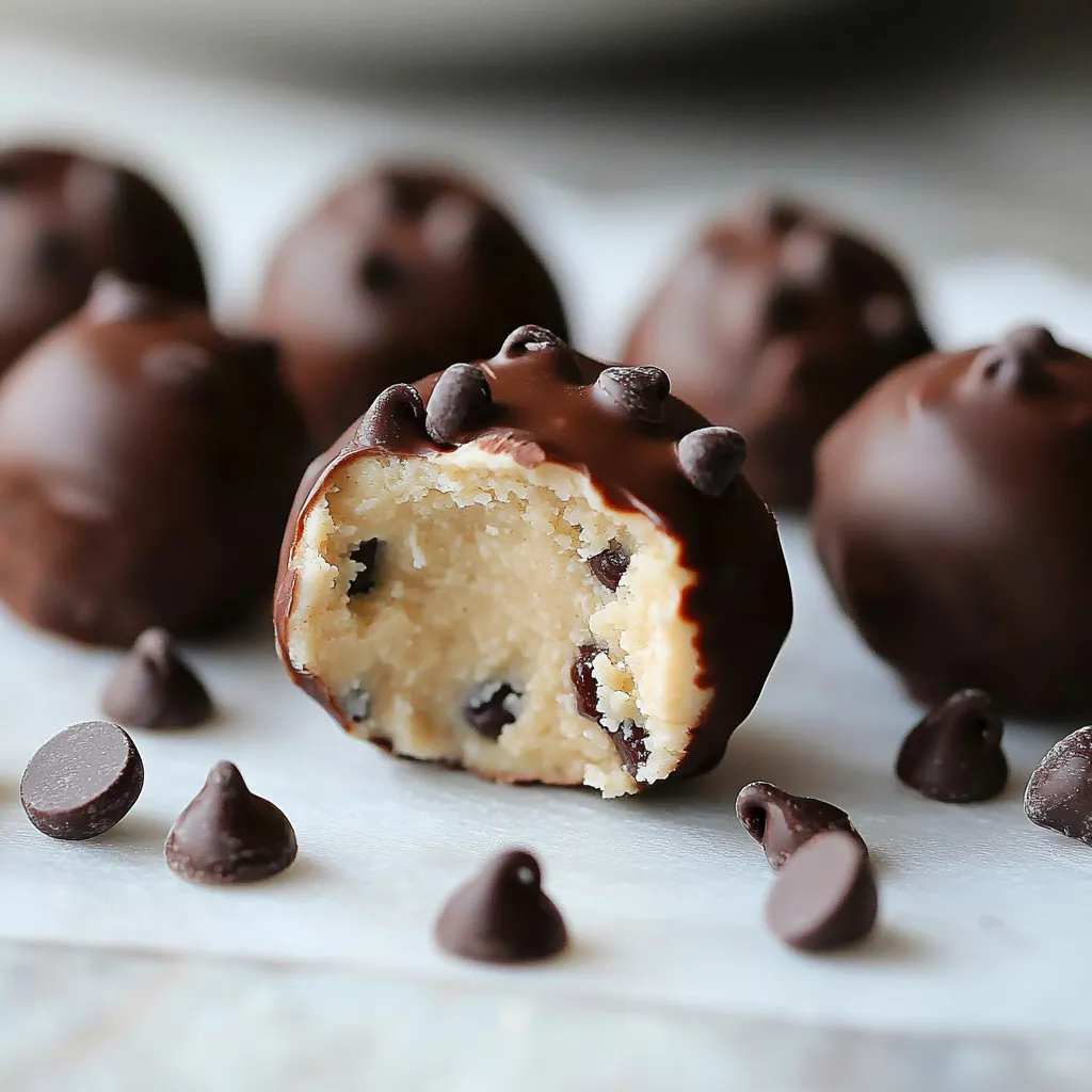 Easy Protein Cookie Dough Truffles Recipe