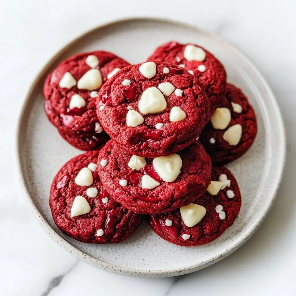 Red Velvet Cake Mix Cookies Recipe