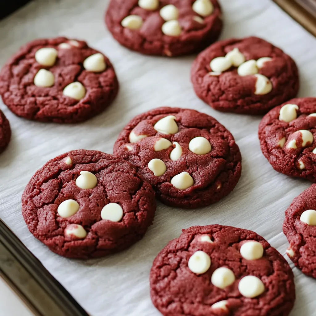 Delicious Red Velvet Cake Mix Cookies