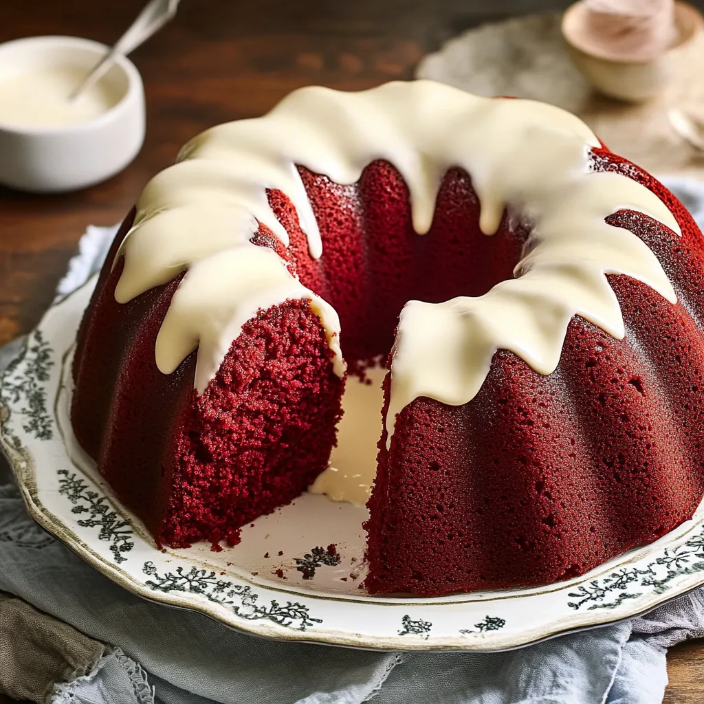 Delicious Classic Red Velvet Bundt Cake