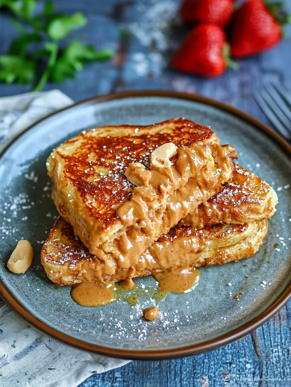 Peanut Butter Stuffed French Toast Recipe