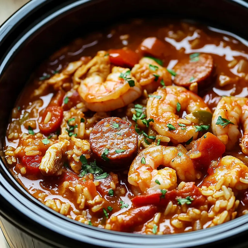 Slow Cooker Jambalaya