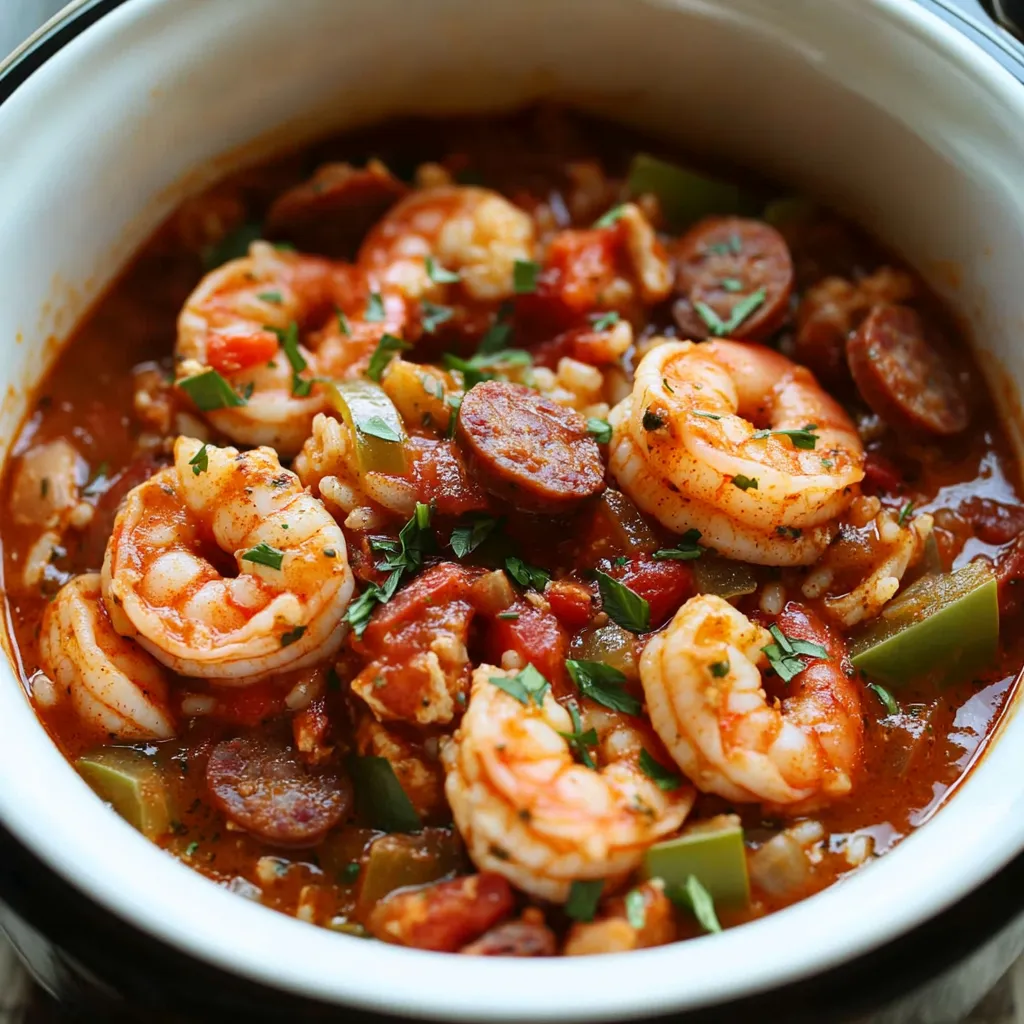 Delicious Slow Cooker Jambalaya Recipe