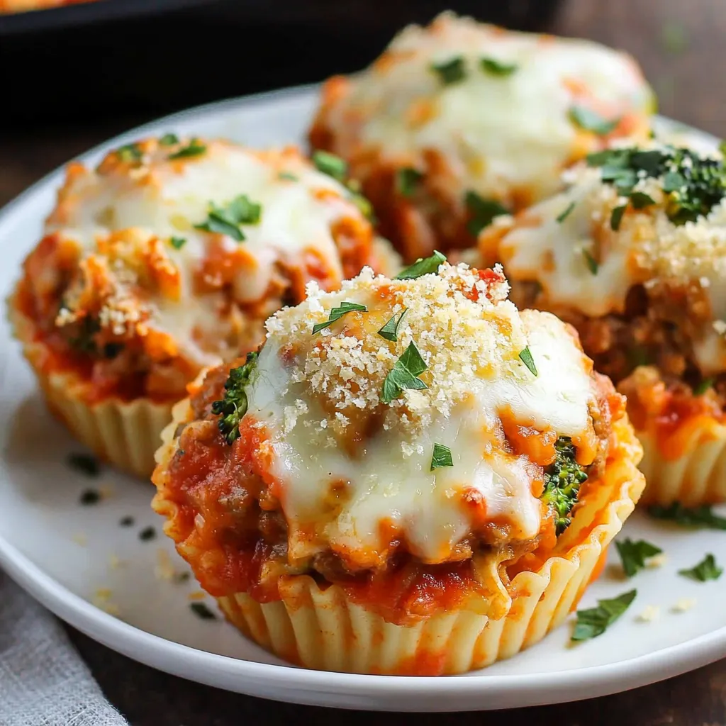 Best Chicken Parm Mini Meatloaf Muffins