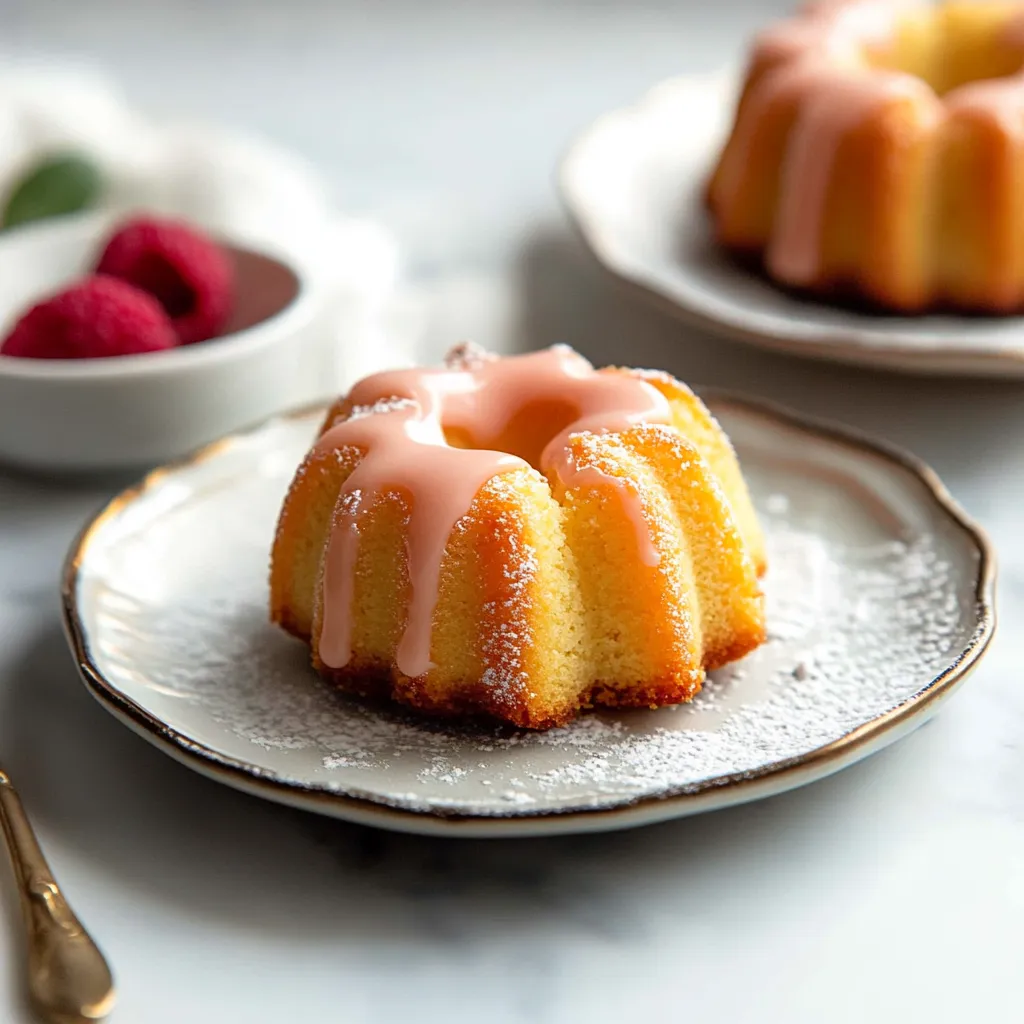 Mini Vanilla Pound Cakes