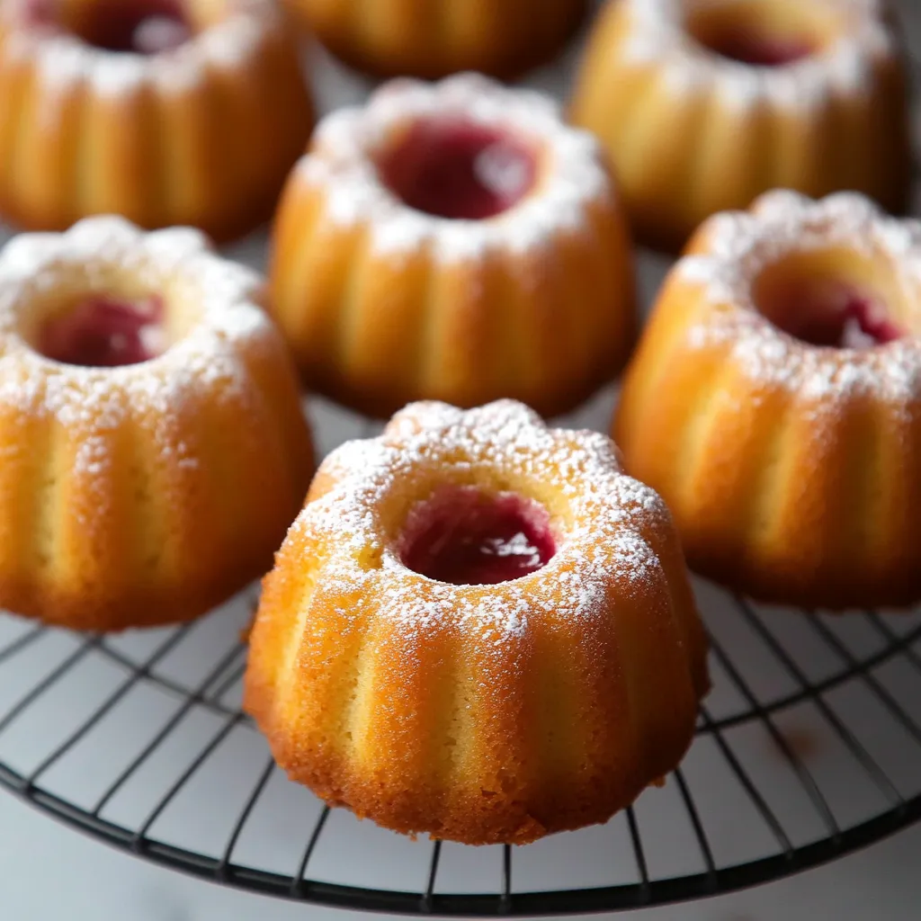 Mini Vanilla Pound Cakes Recipe