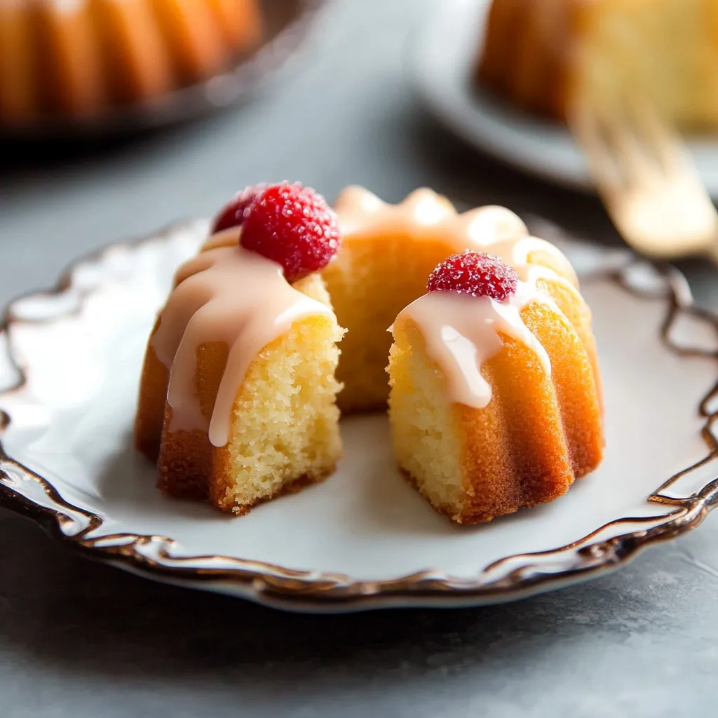 Delicious Mini Vanilla Pound Cakes