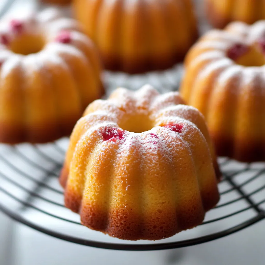 Sweet Mini Vanilla Pound Cakes