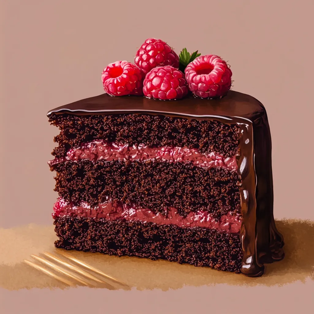 Chocolate Raspberry Cake