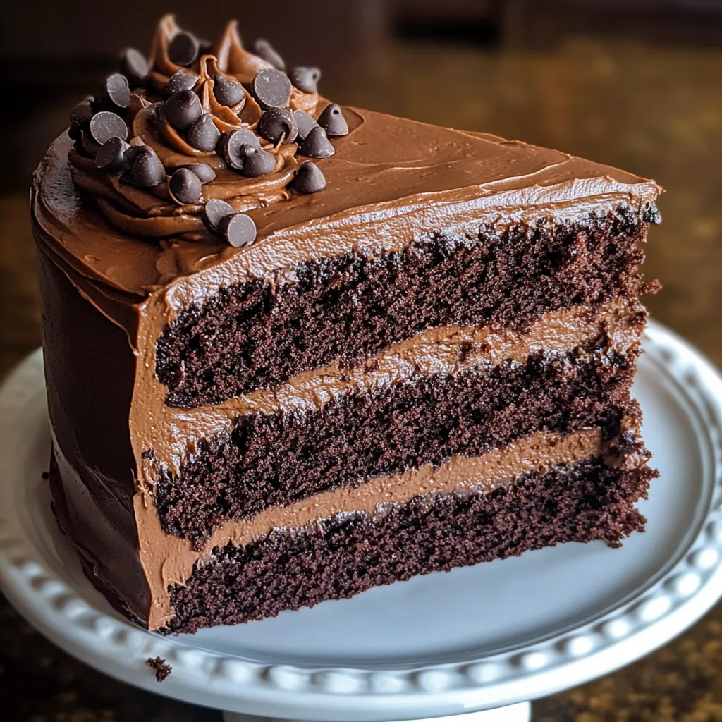 Deliciously Moist Chocolate Layer Cake