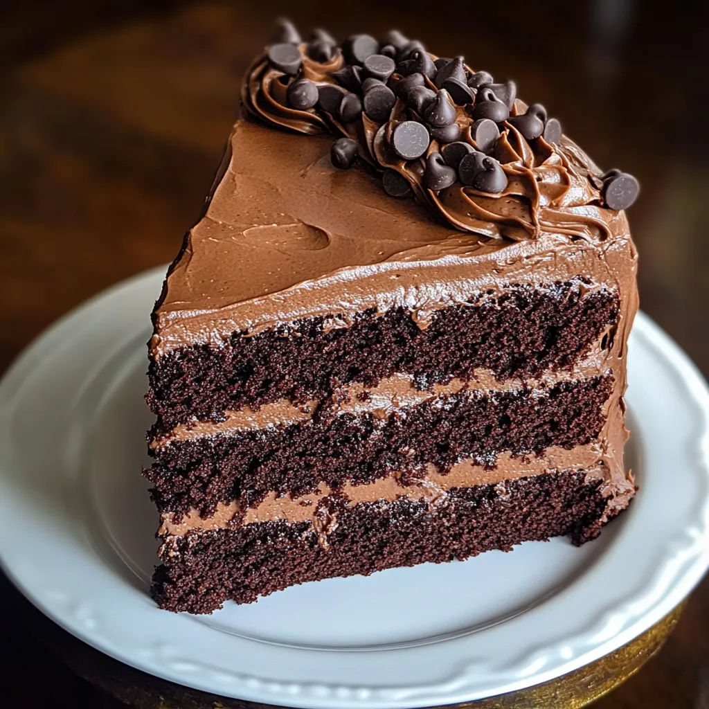 Sweet Deliciously Moist Chocolate Layer Cake