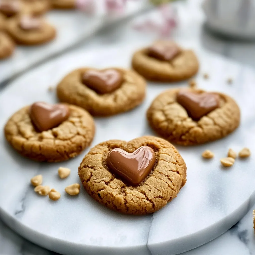 Peanut Butter Sweetheart Cookies